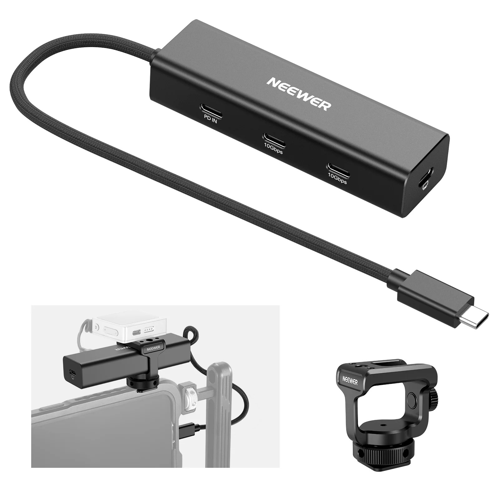 Multi Port Usb Hub - محطة توصيل NEEWER PS030E USB C،