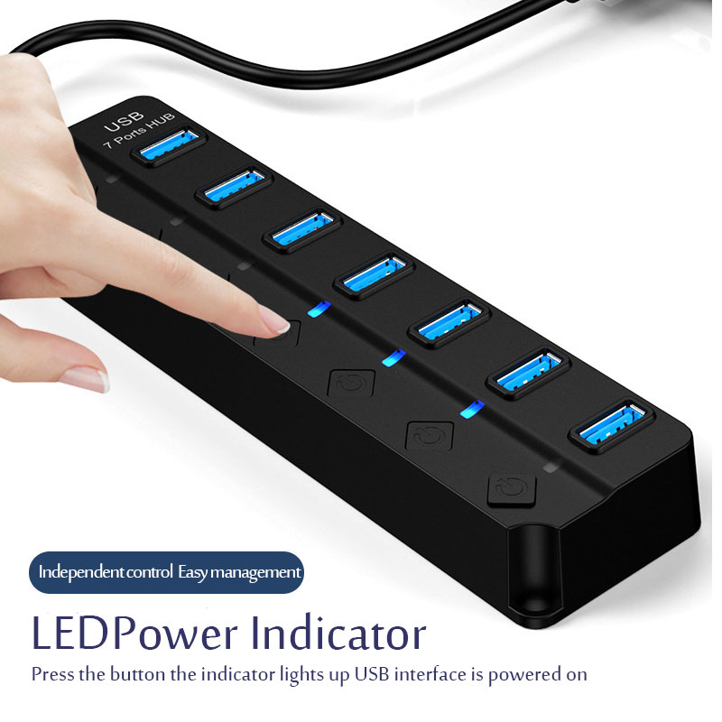 موزع يو إس بي 3.0 متعدد المناف - مراجعة Multi Port Usb Hub وسعره