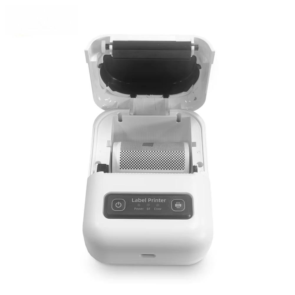 طابعة ملصقات حرارية محمولة لاس - مراجعة Label Printer Thermal وسعره