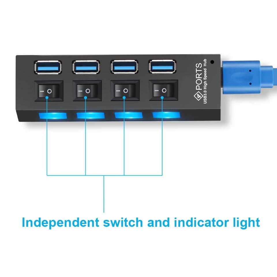 ESCAM 2.5KV مضاد للتدخل الطاقة - مراجعة Multi Port Usb Hub وسعره