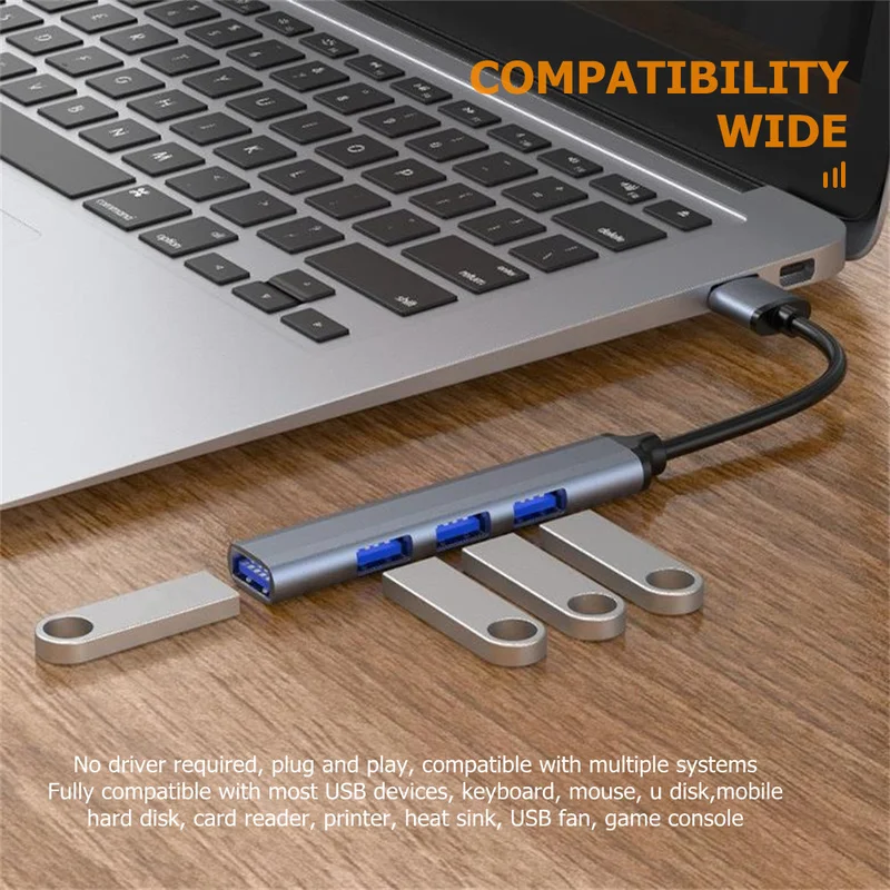 4-Port USB-C Hub 3.0/3.1-Multi - مراجعة Multi Port Usb Hub وسعره