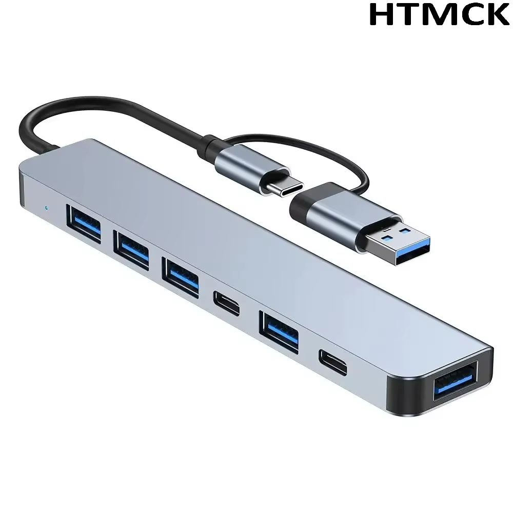 محطة توصيل متعددة المنافذ 8 في - مراجعة Multi Port Usb Hub وسعره
