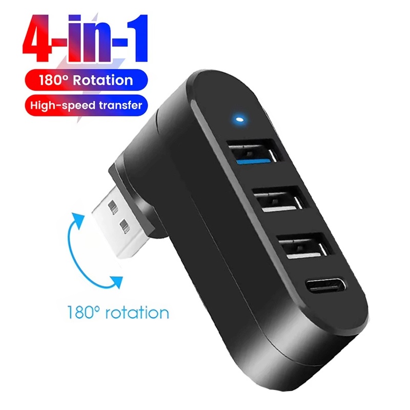 موزع USB متعدد المنافذ 4 منافذ - مراجعة Multi Port Usb Hub وسعره