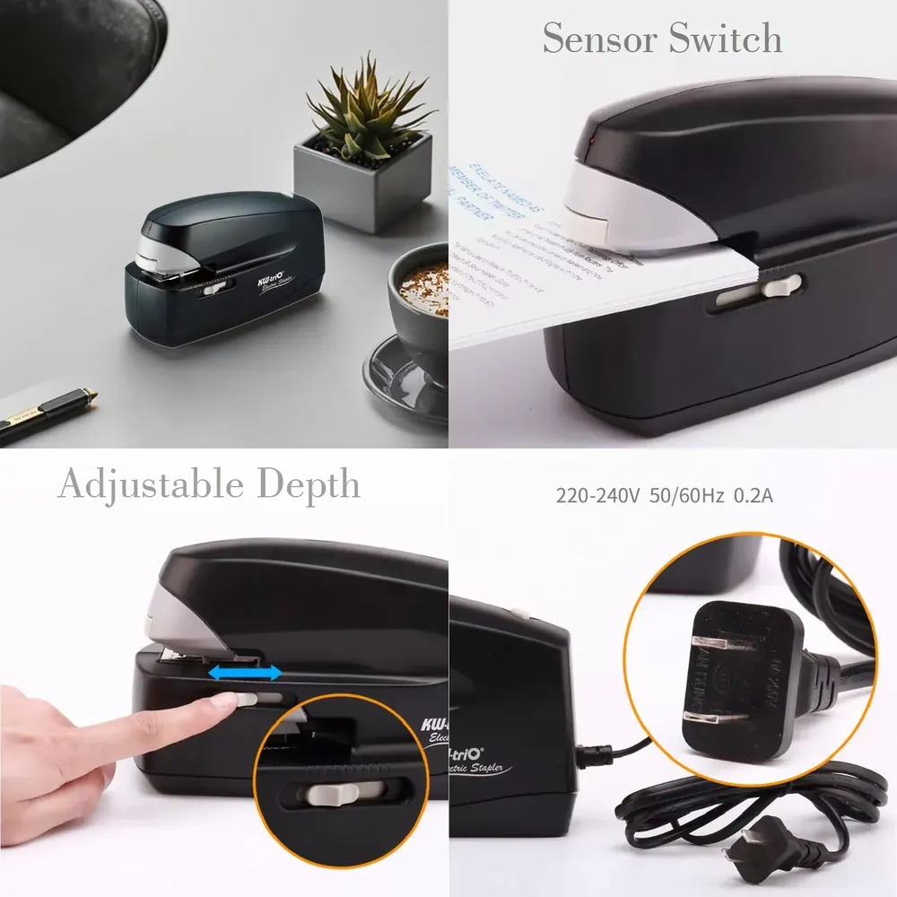 دباسة كهربائية ذكية محمولة 220 - مراجعة Electric Stapler Heavy وسعره