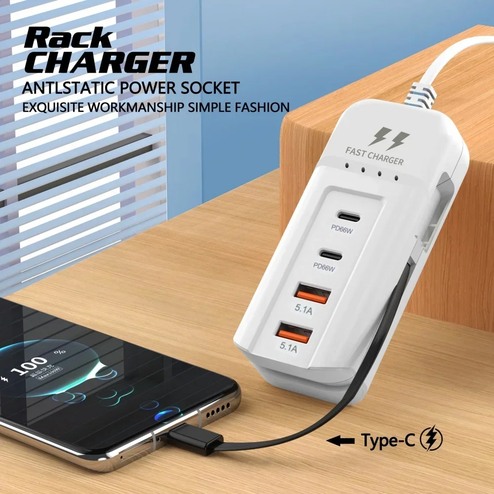شاحن حائط سريع متعدد المنافذ ب - مراجعة Multi Port Usb Hub وسعره